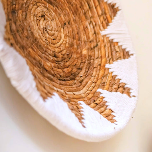 Cesto de Parede Redondo Boho Adari 40 cm