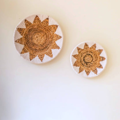 Conjunto de Pratos de Parede Redondos Boho Adari