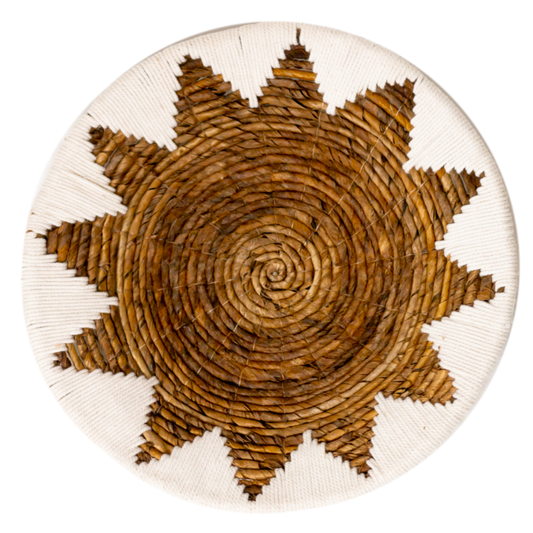 Cesto de Parede Redondo Boho Adari 40 cm
