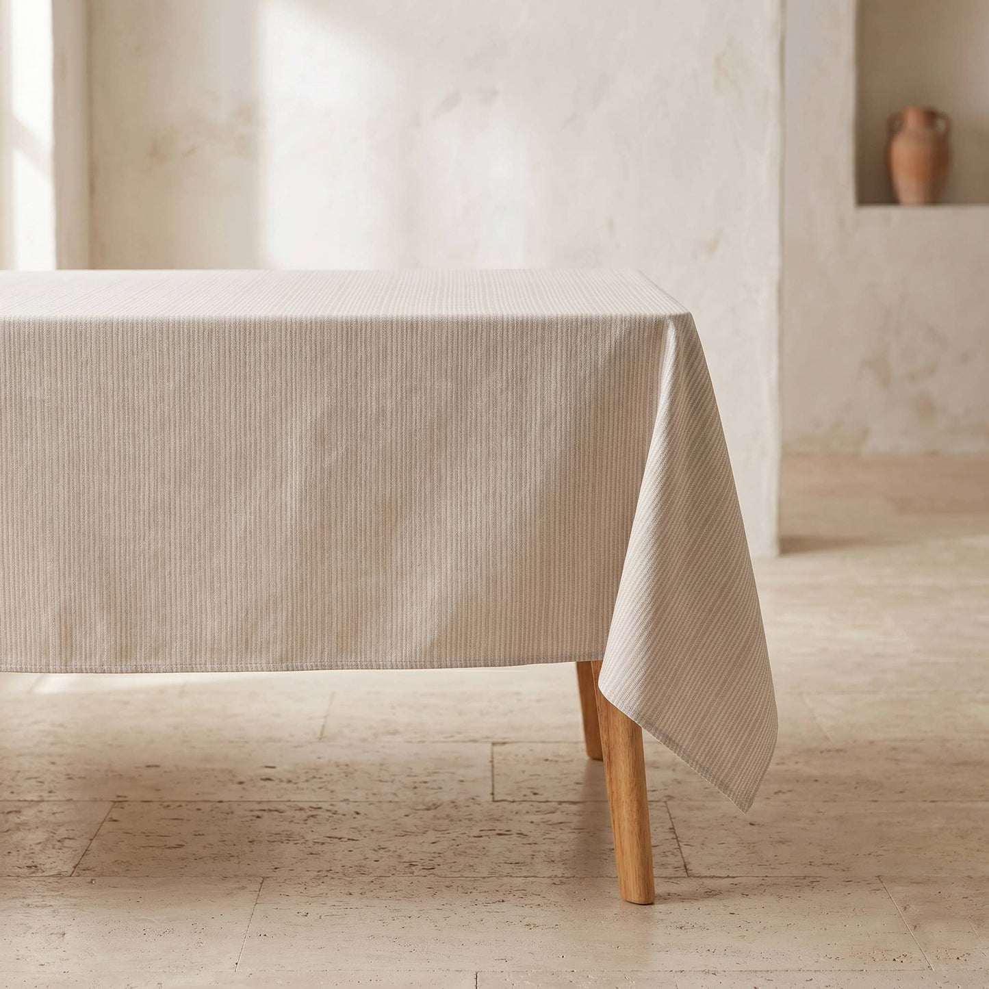 Toalha de Mesa em Algodão Jacquard
