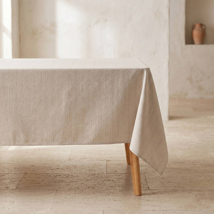 Toalha de Mesa em Algodão Jacquard