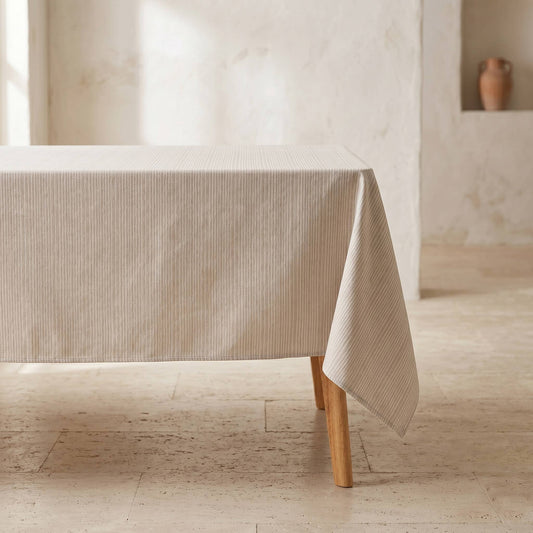 Toalha de Mesa em Algodão Jacquard