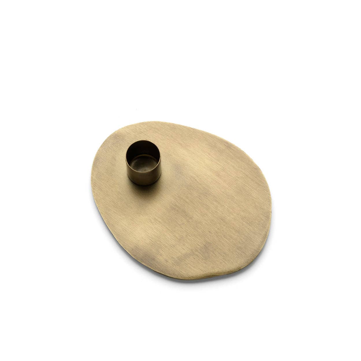 Suporte para Velas em Latão Dourado